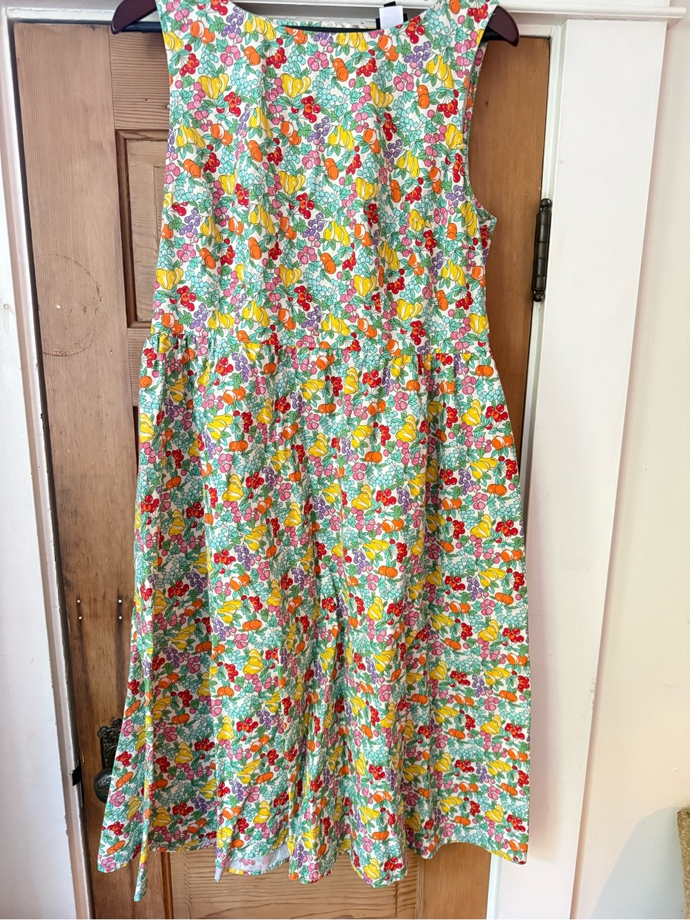 Retrolicious Multicolor Fruit & Floral Print Dress